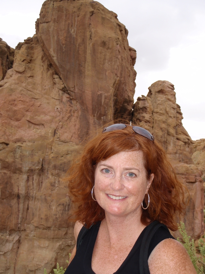 picture of Ms. Magwood in at Arches National Park